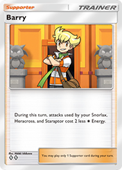 Barry Triumphant Light Card List