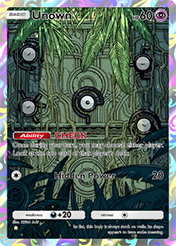 Unown Triumphant Light Card List