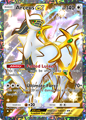 Arceus EX Triumphant Light Card List