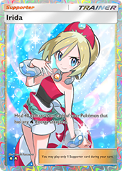 Irida Triumphant Light Pokemon Pocket Card
