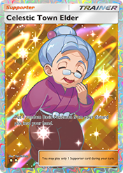 Celestic Town Elder Triumphant Light Pokemon Pocket Card