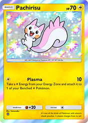 Pachirisu Shining Revelry Card List