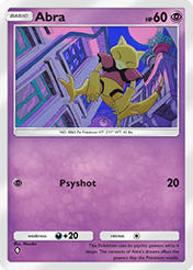Abra Shining Revelry Card List