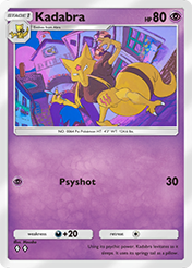 Kadabra Shining Revelry Pokemon Pocket Card