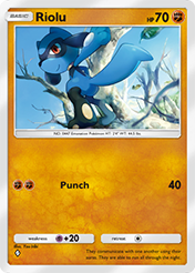 Riolu Deluxe Pack EX Card List