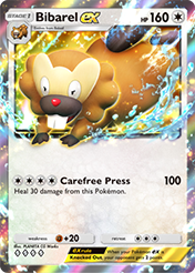 Bibarel EX Deluxe Pack EX Card List