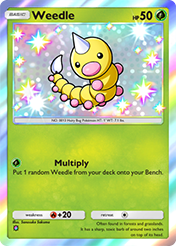 Weedle Shining Revelry Card List