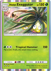 Alolan Exeggutor Celestial Guardians Card List