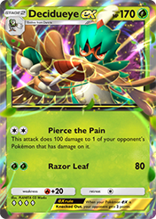 Decidueye EX Celestial Guardians Card List