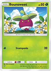 Bounsweet Celestial Guardians Card List