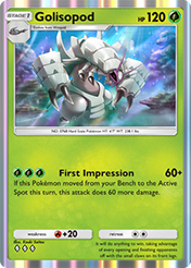 Golisopod Celestial Guardians Card List