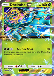 Dhelmise EX Celestial Guardians Pokemon Pocket Card