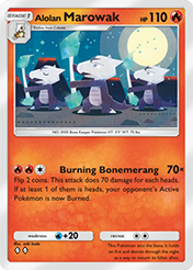 Alolan Marowak Celestial Guardians Card List