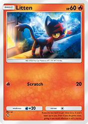 Litten Celestial Guardians Card List