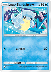 Alolan Sandshrew Celestial Guardians Card List