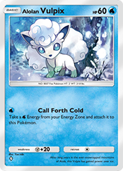 Alolan Vulpix Celestial Guardians Card List