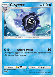 Cloyster Celestial Guardians Card List