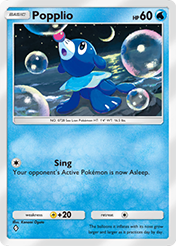 Popplio Celestial Guardians Card List