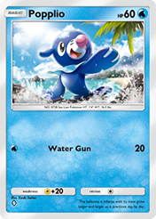 Popplio Celestial Guardians Pokemon Pocket Card
