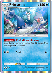 Primarina Celestial Guardians Pokemon Pocket Card