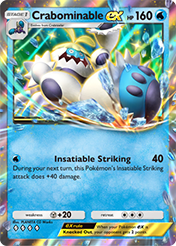 Crabominable EX Deluxe Pack EX Card List