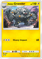 Alolan Graveler Celestial Guardians Card List