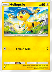 Helioptile Celestial Guardians Card List