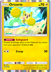 Oricorio Deluxe Pack EX Card List
