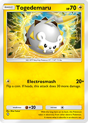 Togedemaru Celestial Guardians Card List
