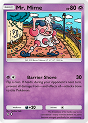 Mr. Mime Celestial Guardians Card List