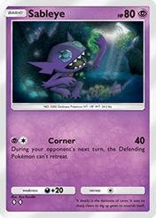 Sableye Celestial Guardians Card List