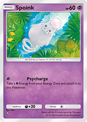 Spoink Celestial Guardians Card List
