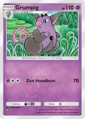 Grumpig Celestial Guardians Card List