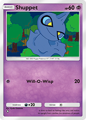 Shuppet Celestial Guardians Card List