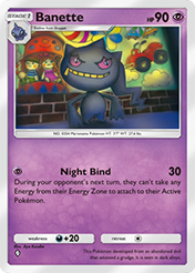 Banette Celestial Guardians Pokemon Pocket Card