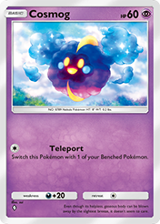 Cosmog Deluxe Pack EX Card List