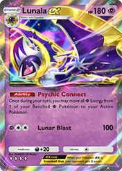 Lunala EX Deluxe Pack EX Card List