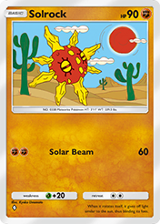 Solrock Celestial Guardians Card List