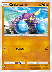 Crabrawler Deluxe Pack EX Card List