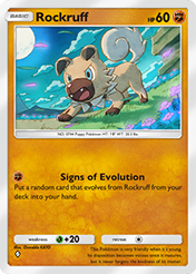 Rockruff Celestial Guardians Card List