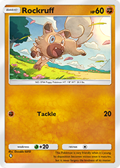 Rockruff Celestial Guardians Card List