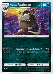 Alolan Raticate Celestial Guardians Card List