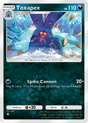 Toxap EX Celestial Guardians Card List