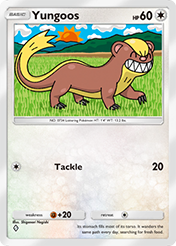 Yungoos Celestial Guardians Card List