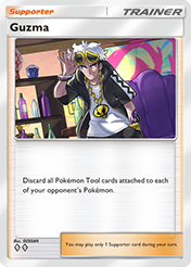 Guzma	 Celestial Guardians Pokemon Pocket Card
