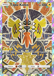 Tapu Koko Celestial Guardians Card List