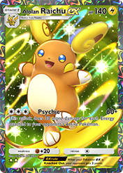 Alolan Raichu EX Celestial Guardians Card List
