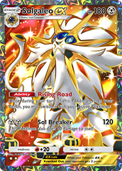 Solgaleo EX Celestial Guardians Card List