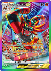 Incineroar EX Celestial Guardians Card List