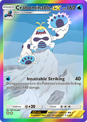 Crabominable EX Celestial Guardians Card List